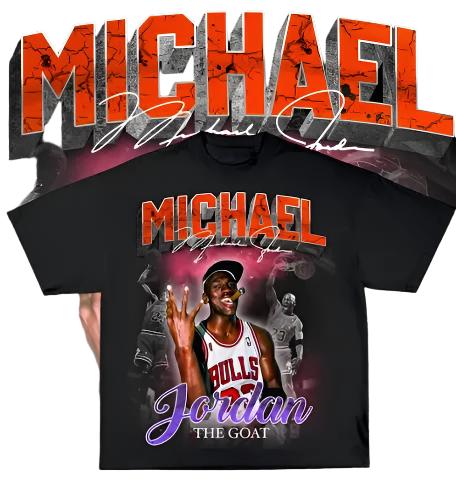 Michael Goat Jordan Vintage Graphic Tee